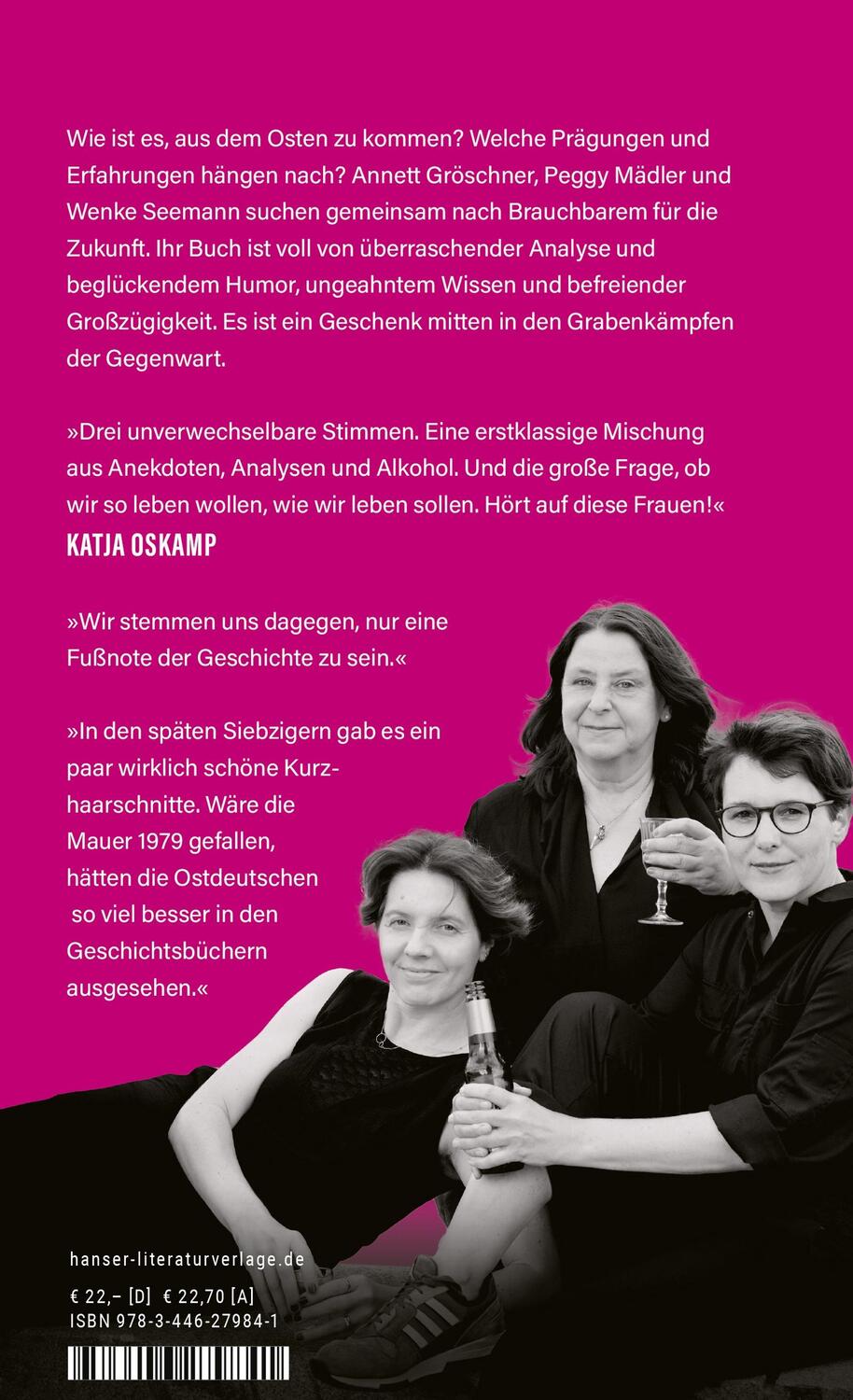 Bild: 9783446279841 | Drei ostdeutsche Frauen betrinken sich und gründen den idealen Staat