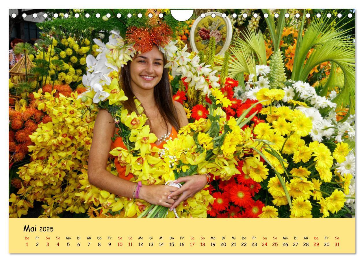 Bild: 9783435457687 | Blumenfest auf Madeira (Wandkalender 2025 DIN A4 quer), CALVENDO...