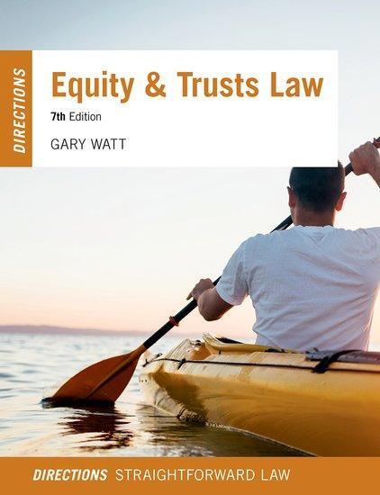 Cover: 9780198869382 | Equity &amp; Trusts Law Directions | Gary Watt | Taschenbuch | Englisch