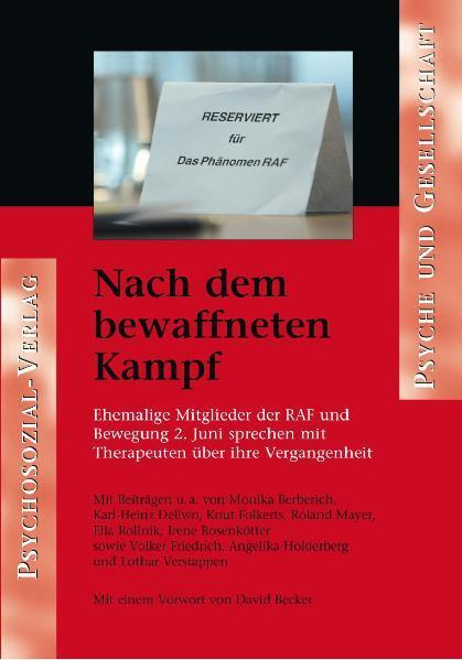 Cover: 9783898065887 | Nach dem bewaffneten Kampf | Angelika Holderberg | Taschenbuch | 2007