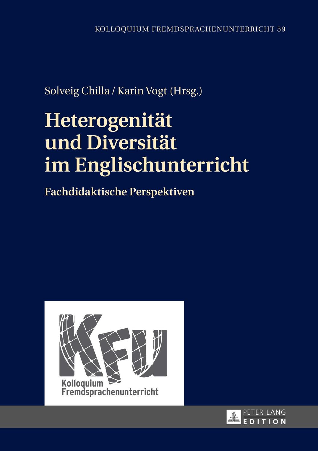 Cover: 9783631667408 | Heterogenität und Diversität im Englischunterricht | Vogt (u. a.)