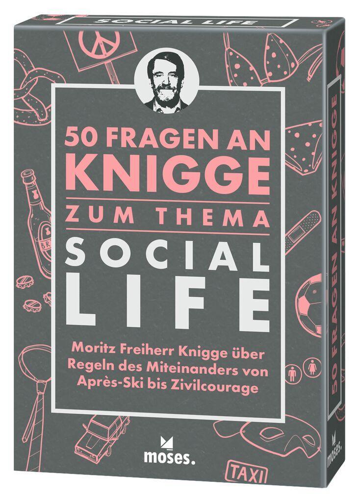 Cover: 9783964551269 | 50 Fragen an Knigge zum Thema Social Life | Moritz Knigge (u. a.)