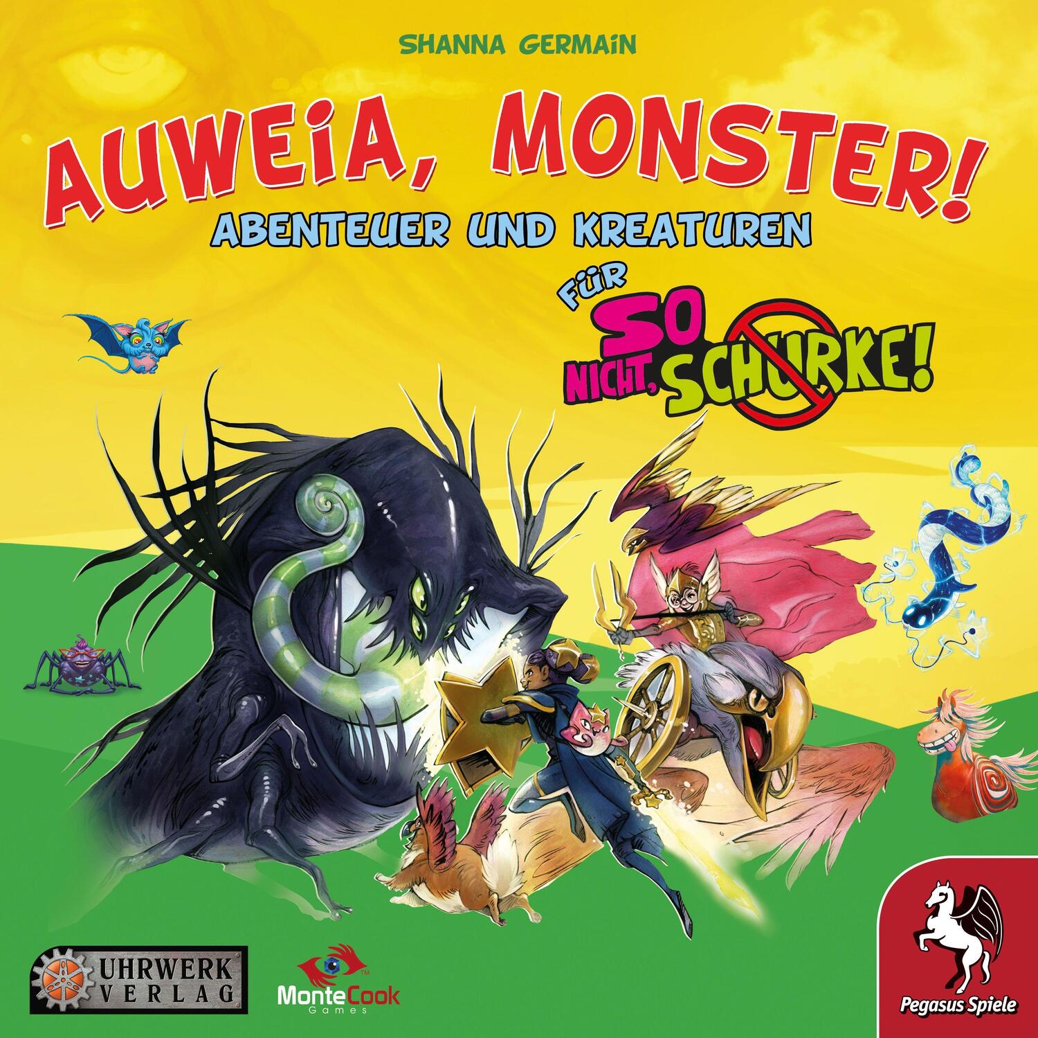 Cover: 4250231718649 | So nicht, Schurke! - Auweia, Monster! (Erweiterung) | Spiel | 49001G