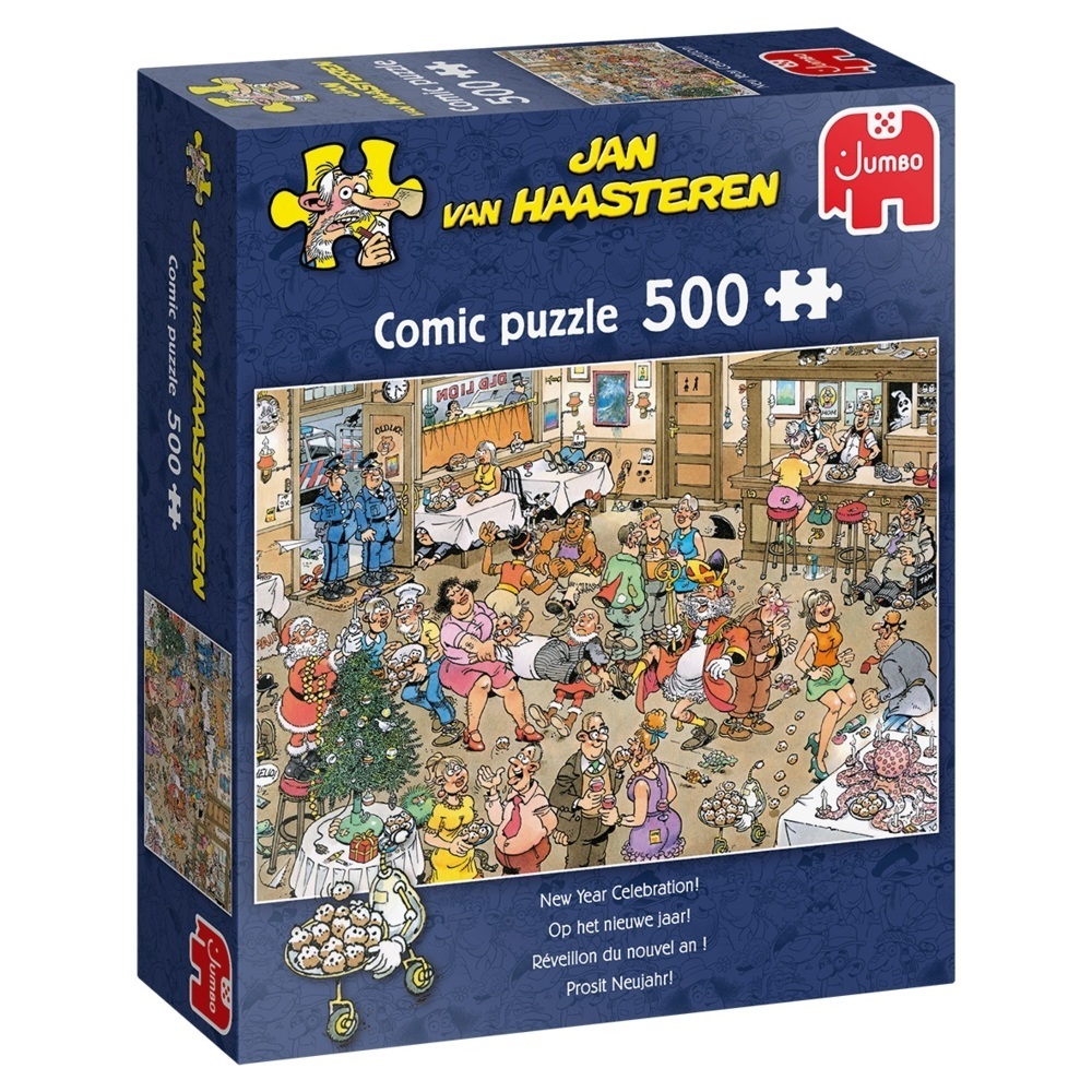 Cover: 8710126200346 | Jan van Haasteren - Prosit Neujahr! (Puzzle) | Jan van Haasteren