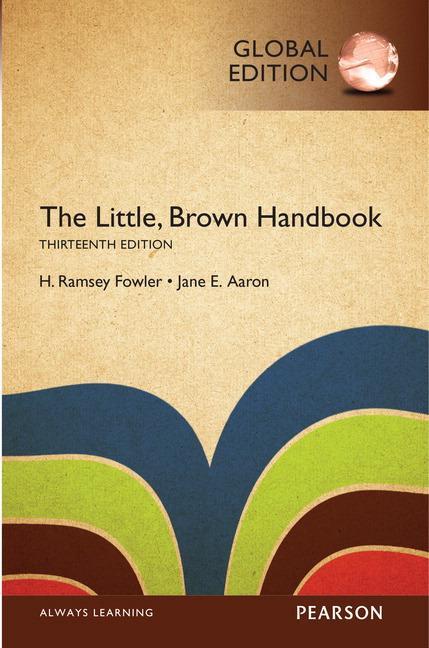 Cover: 9781292099477 | The Little, Brown Handbook, Global Edition | Jane E. Aaron (u. a.)
