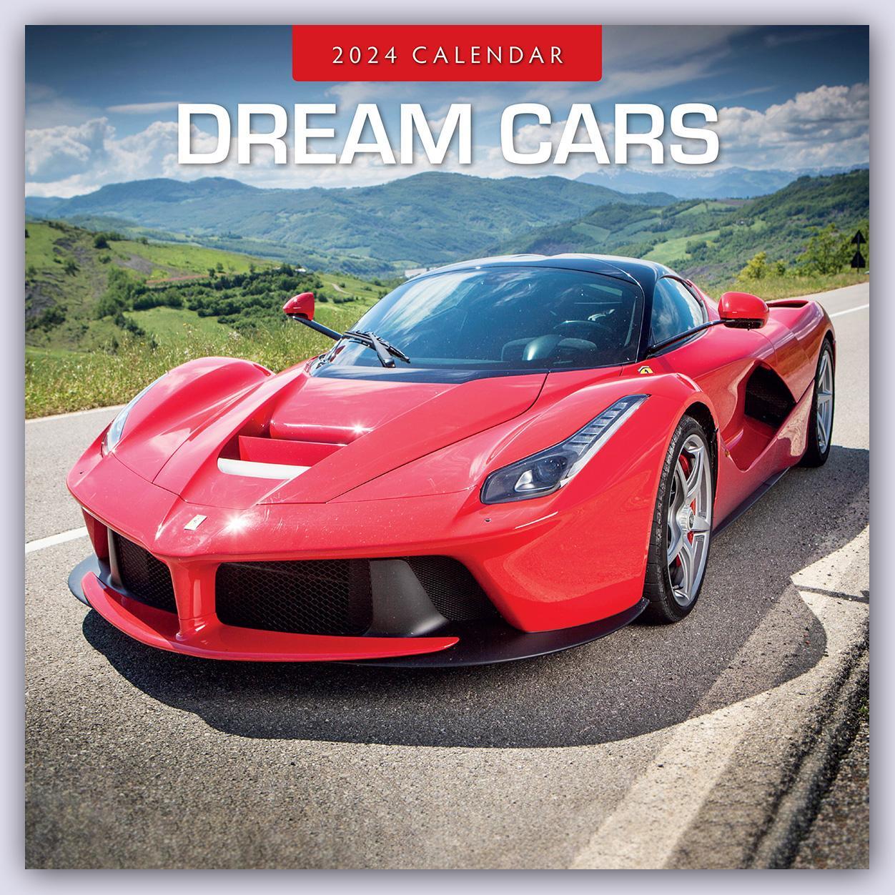 Cover: 9781804423400 | Dream Cars 2024 Square Wall Calendar | Red Robin Publishing Ltd.