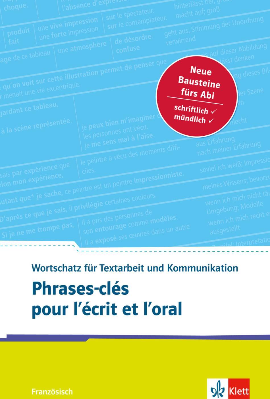 Cover: 9783125195684 | Phrases-clés pour l'écrit et l'oral | Valérie Deinert | Taschenbuch