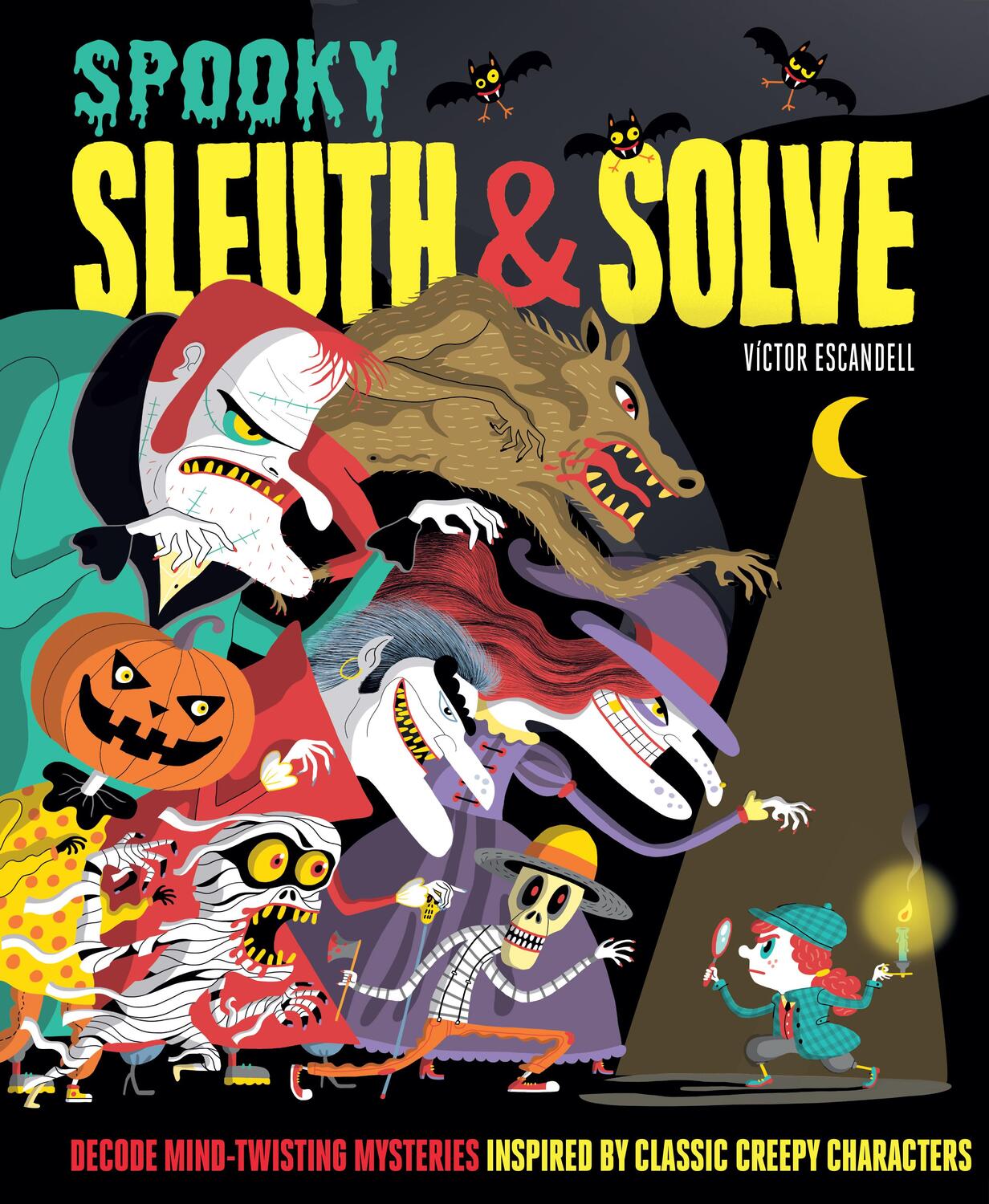 Cover: 9781797205908 | Sleuth & Solve: Spooky: Decode Mind-Twisting Mysteries Inspired by...