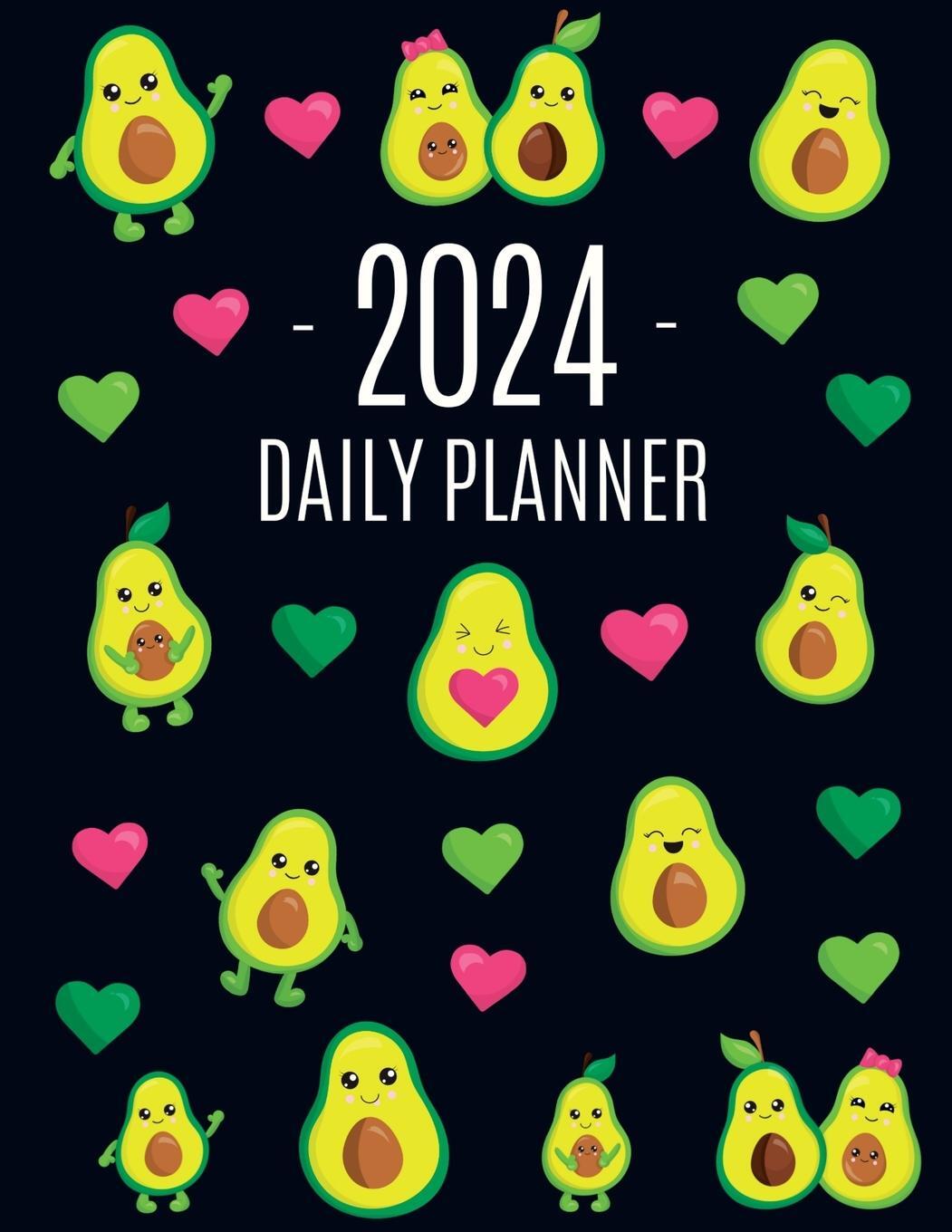 Cover: 9781970177879 | Avocado Daily Planner 2024 | Happy Oak Tree Press | Taschenbuch | 2023