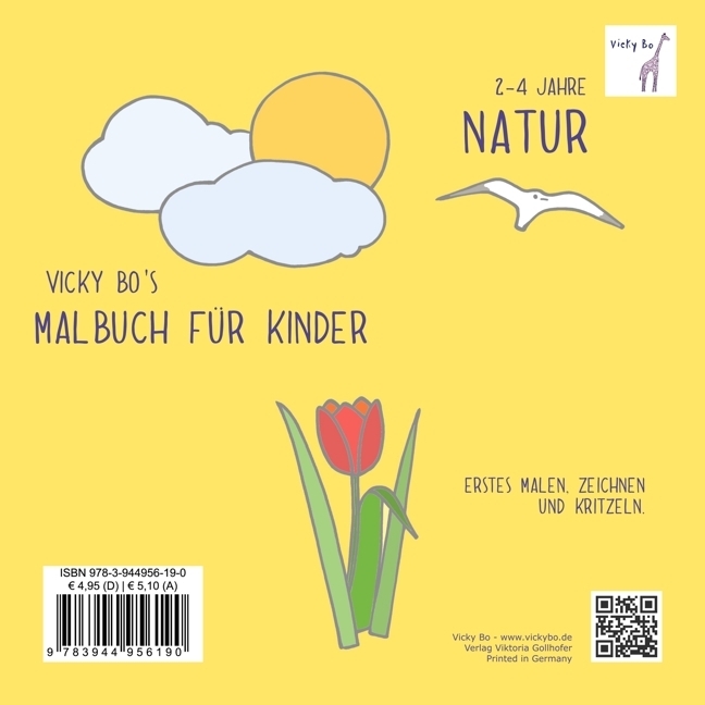 Bild: 9783944956190 | Malbuch Natur ab 2 Jahre | Broschüre | 36 S. | Deutsch | 2016