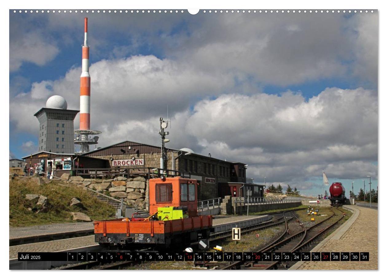 Bild: 9783435754175 | Die Brockenbahn - Mit Volldampf durch den Harz (Wandkalender 2025...