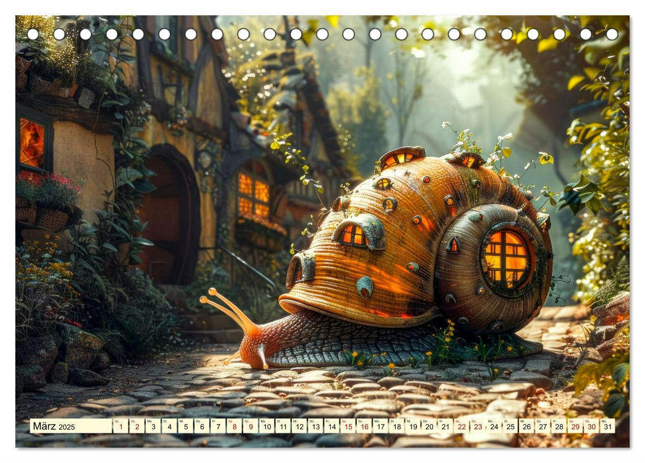 Bild: 9783383792717 | My home is my castle - flotte Schnecken unterwegs (Tischkalender...