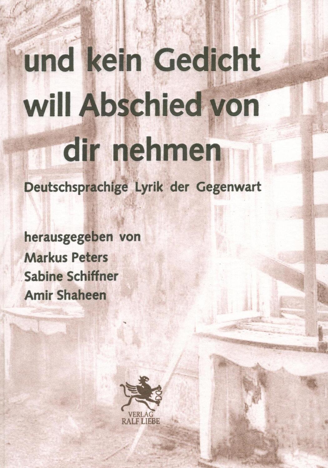 Cover: 9783948682545 | und kein Gedicht will Abschied von dir nehmen | Amir Shaheen | Buch