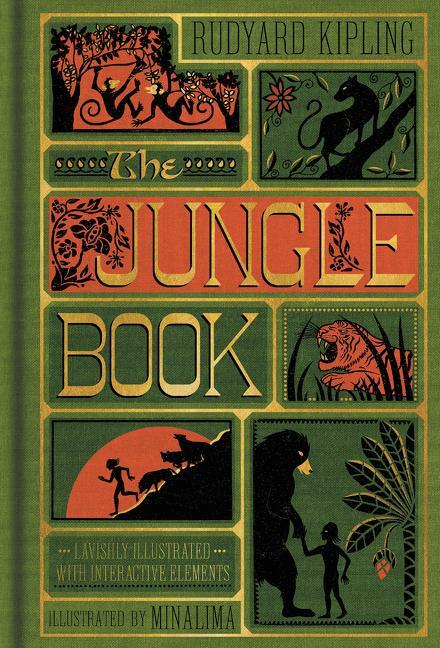Cover: 9780062389503 | The Jungle Book (Minalima Edition) (Illustrated with Interactive...