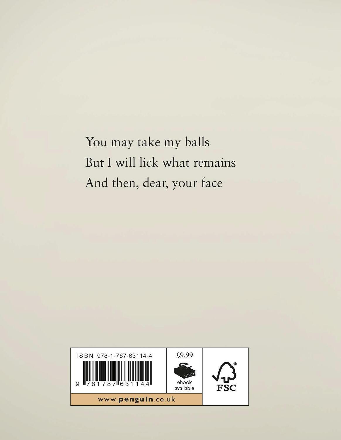 Rückseite: 9781787631144 | What I Lick Before Your Face ... and Other Haikus By Dogs | Coleman