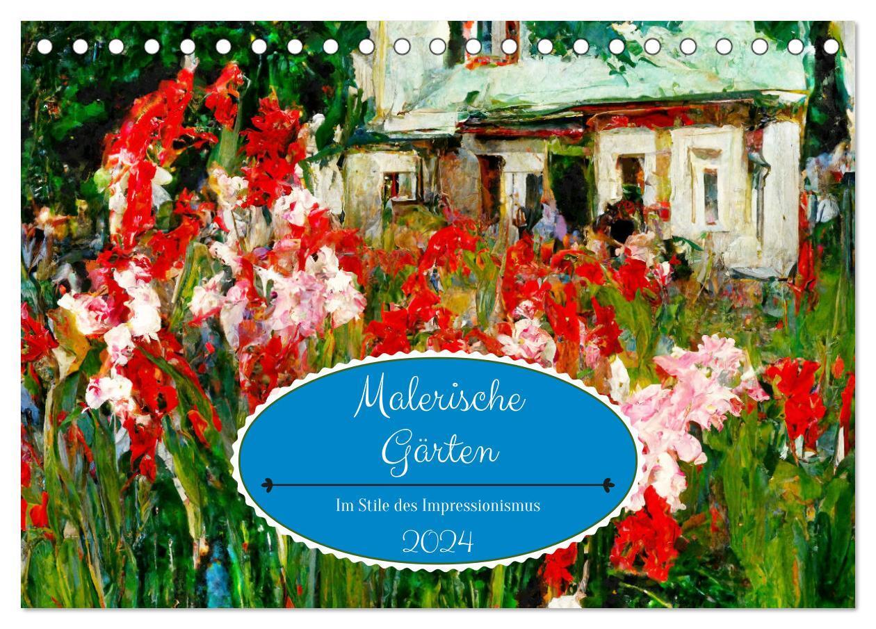 Cover: 9783675972858 | Malerische Gärten - Im Stile des Impressionismus (Tischkalender...