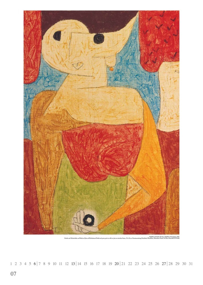 Bild: 4250809653297 | DUMONT - Paul Klee 2025 Kunst-Kalender, 50x70cm, Posterkalender mit...