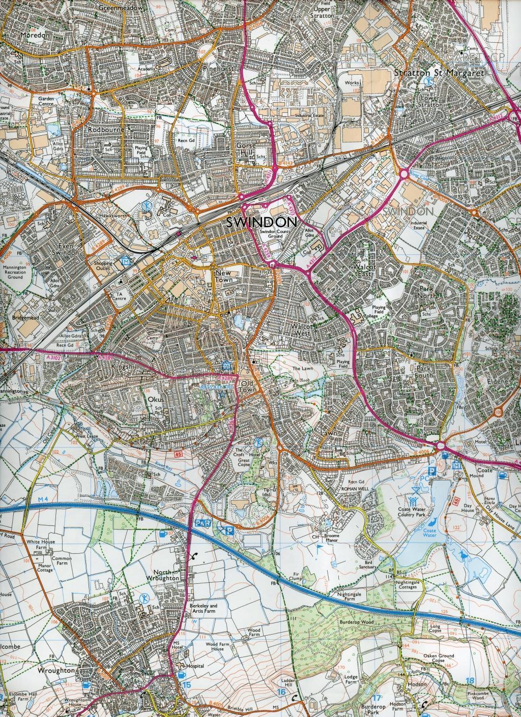 Bild: 9780319243626 | Cirencester and Swindon, Fairford and Cricklade | Ordnance Survey