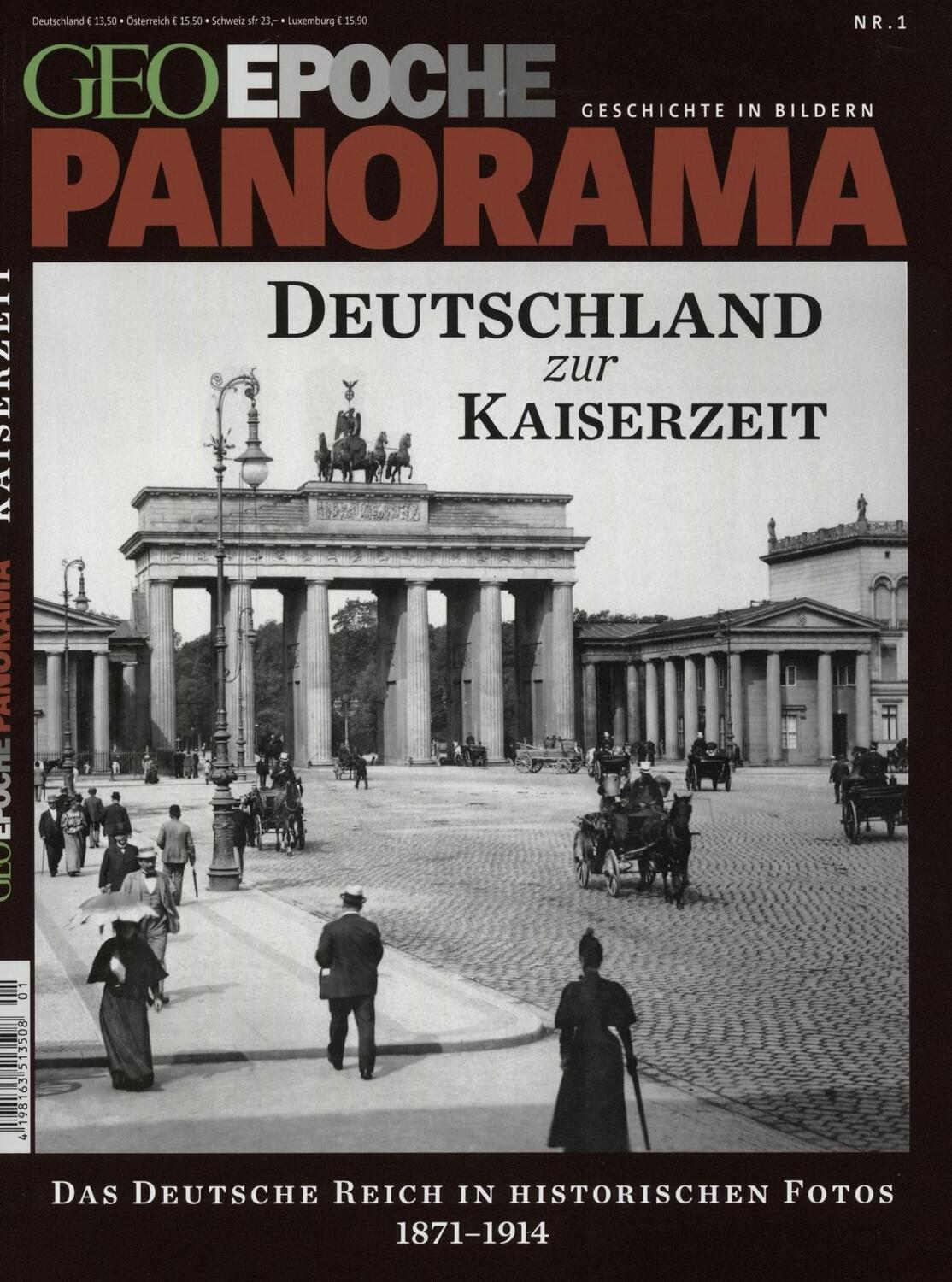 Cover: 9783652002530 | GEO Epoche PANORAMA Deutschland zur Kaiserzeit | Buch | Deutsch | 2013