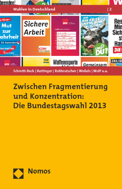 Cover: 9783848708215 | Zwischen Fragmentierung und Konzentration: Die Bundestagswahl 2013
