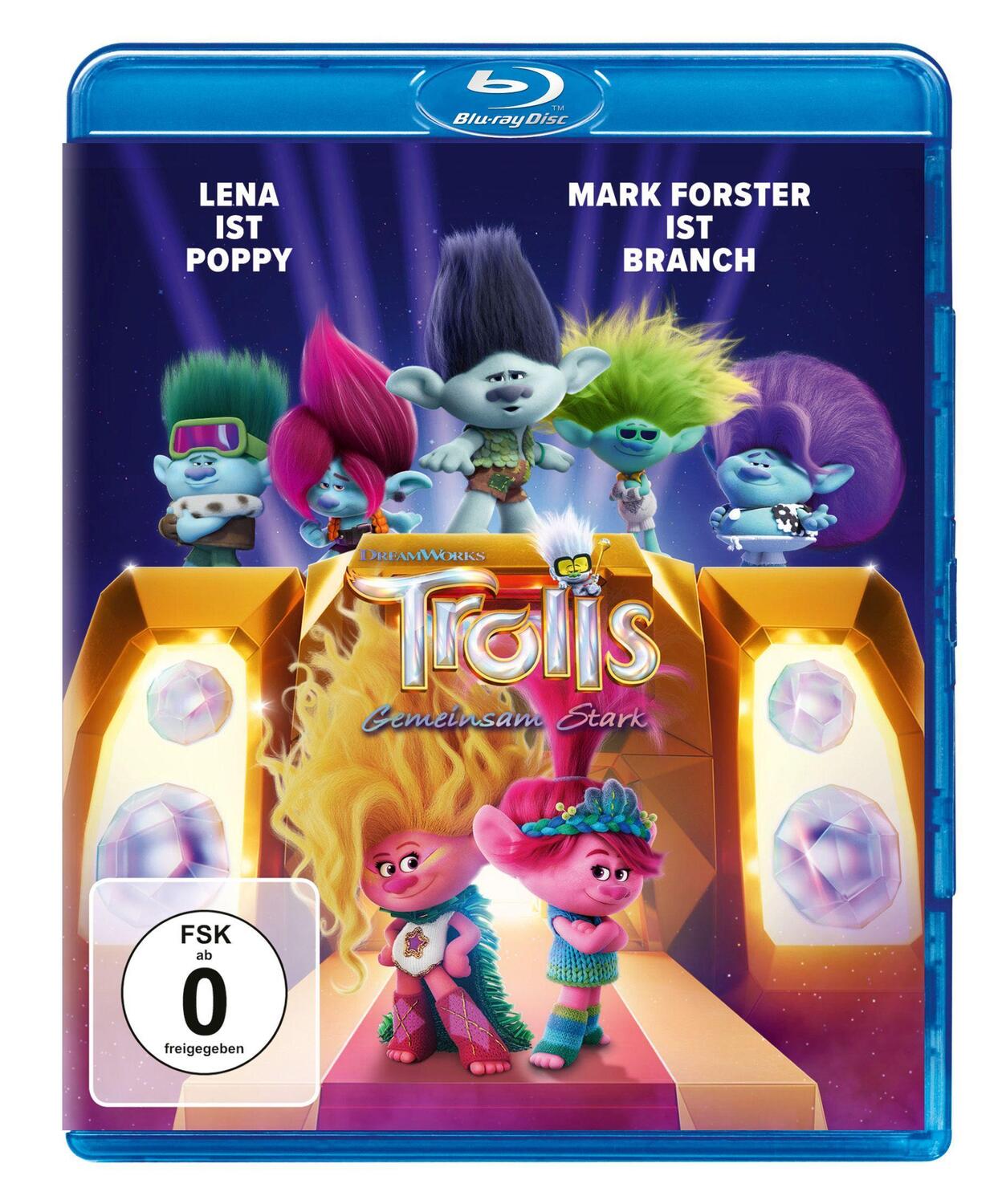 Cover: 5053083264079 | Trolls - Gemeinsam stark | DVD | 1x Blu-ray Disc (50 GB) | Deutsch