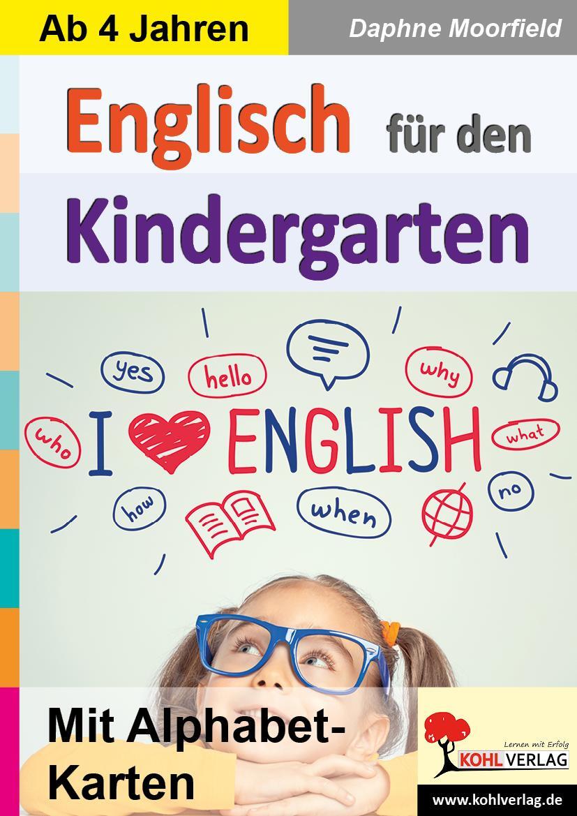 Cover: 9783985580194 | Englisch für den Kindergarten | Mit Alphabet-Karten | Daphne Moorfield