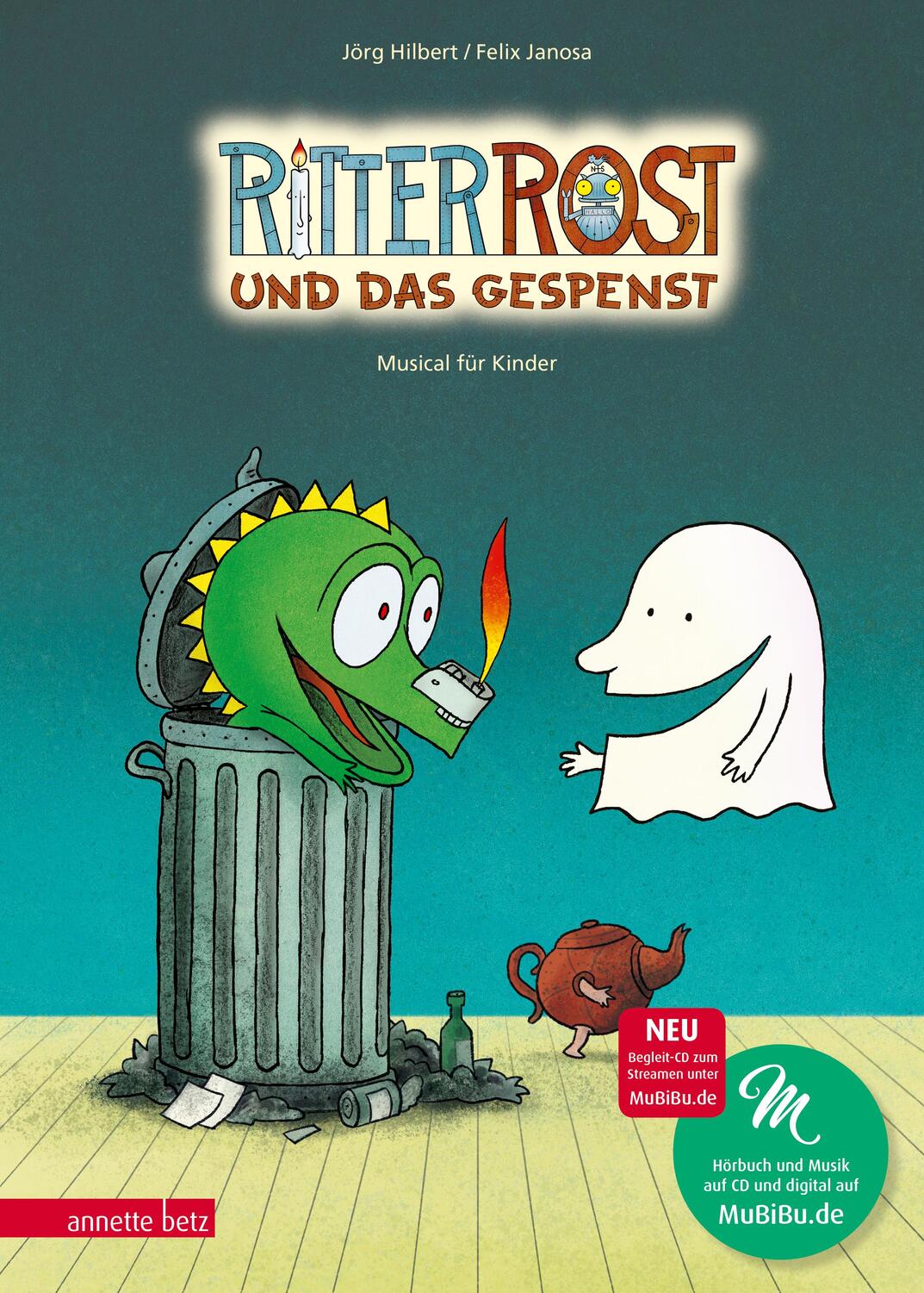 Cover: 9783219118308 | Ritter Rost 2: Ritter Rost und das Gespenst | Buch mit CD | Hilbert