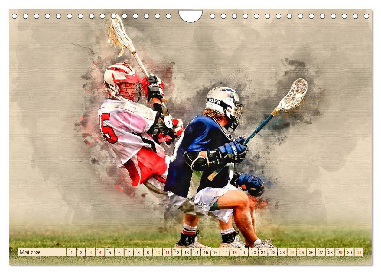 Bild: 9783435402205 | Ich liebe Lacrosse (Wandkalender 2025 DIN A4 quer), CALVENDO...