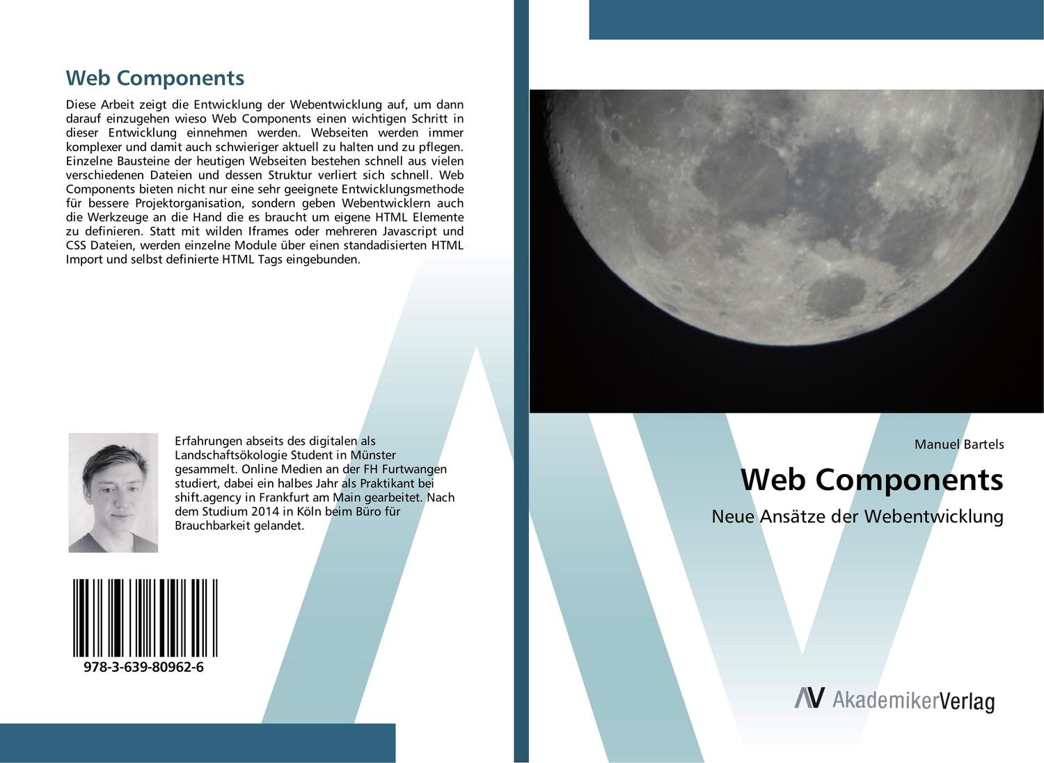 Cover: 9783639809626 | Web Components | Neue Ansätze der Webentwicklung | Manuel Bartels