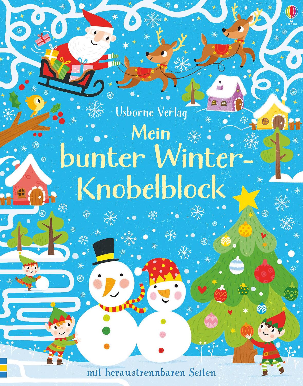 Cover: 9781789411058 | Mein bunter Winter-Knobelblock | Simon Tudhope | Taschenbuch | Deutsch