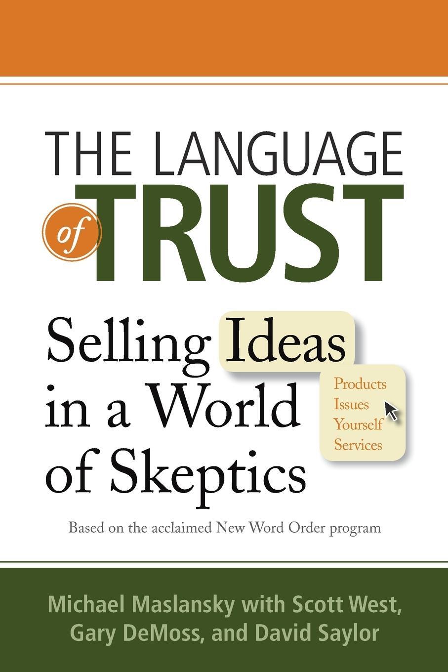 Cover: 9780735204560 | The Language of Trust | Selling Ideas in a World of Skeptics | Buch