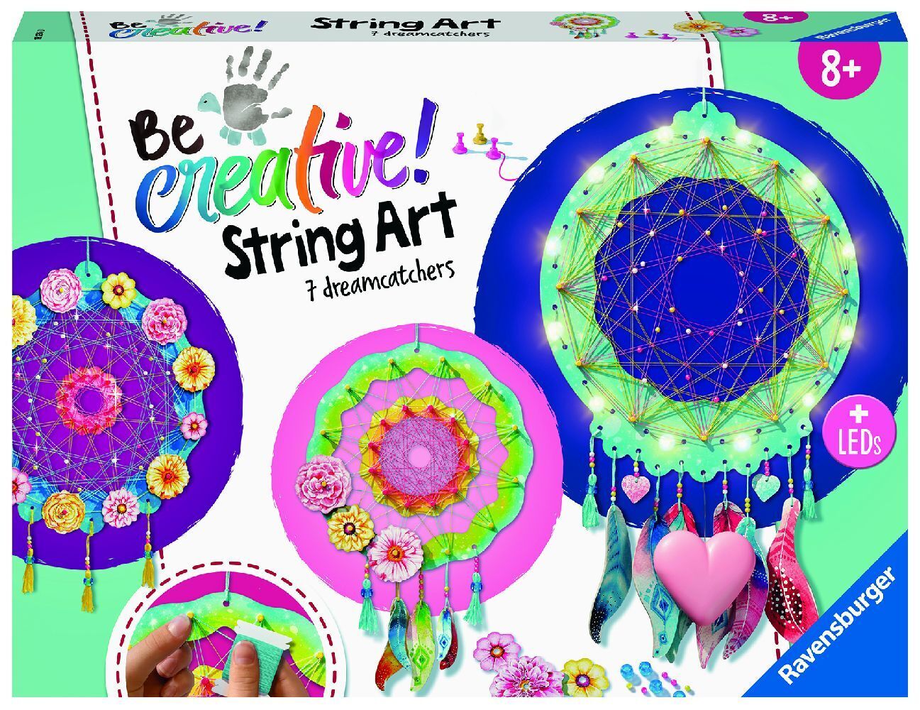 Cover: 4005556182350 | Ravensburger 18235 String Art Maxi:Dreamcatcher, String Art...