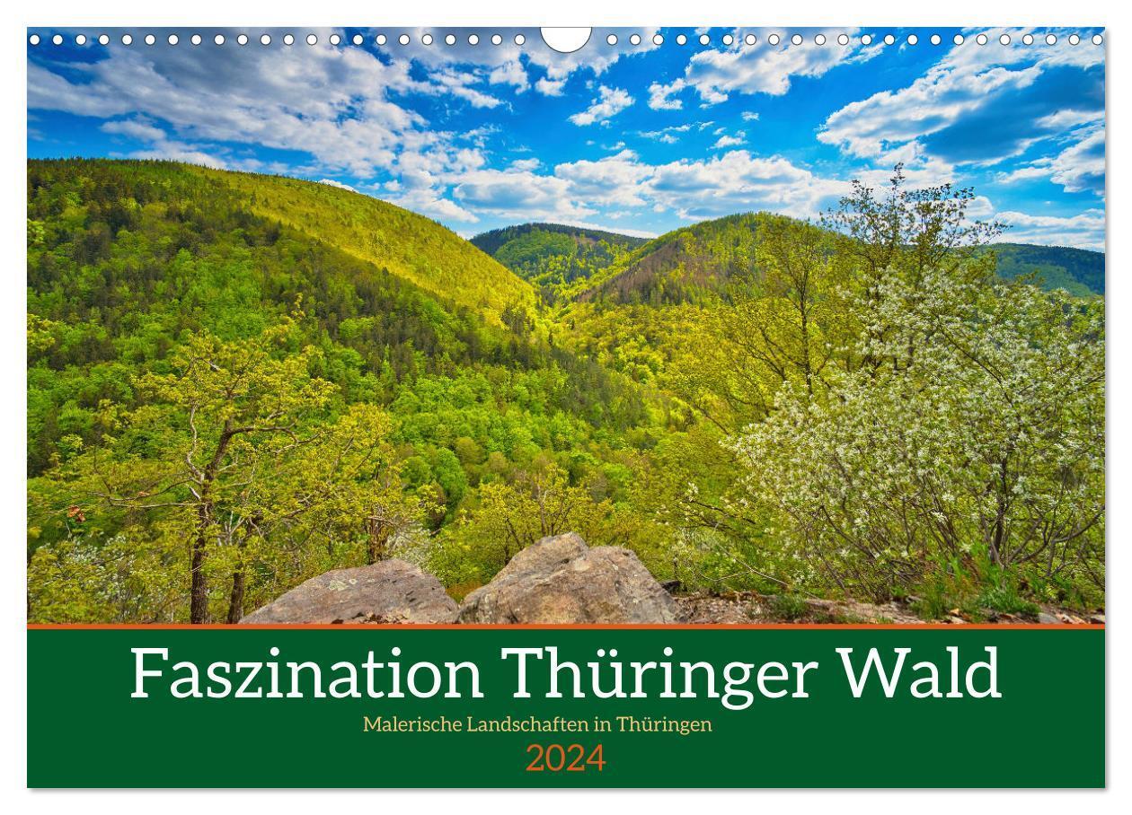 Cover: 9783675489837 | Faszination Thüringer Wald (Wandkalender 2024 DIN A3 quer),...