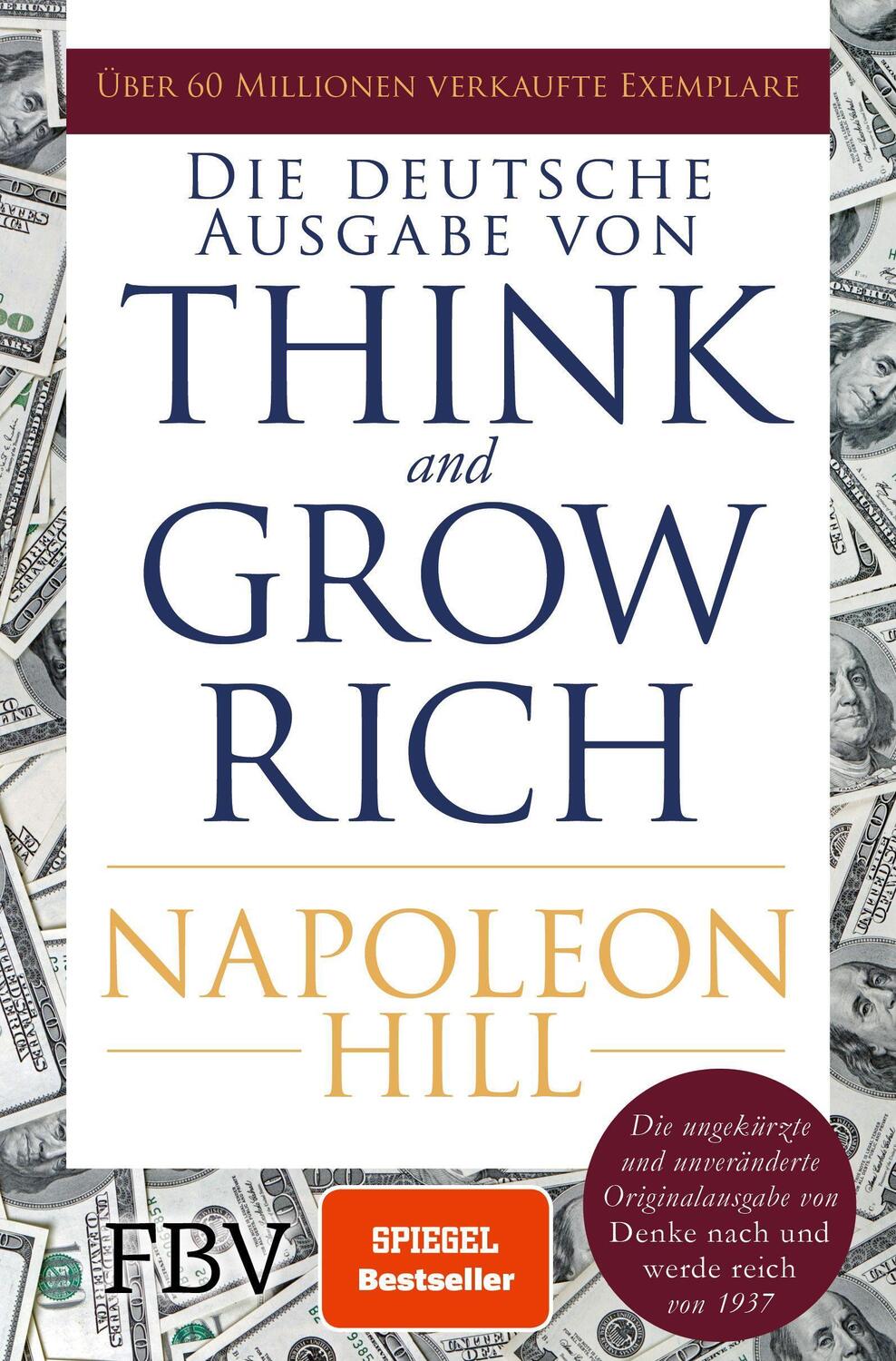 Cover: 9783959721714 | Think and Grow Rich - Deutsche Ausgabe | Napoleon Hill | Taschenbuch