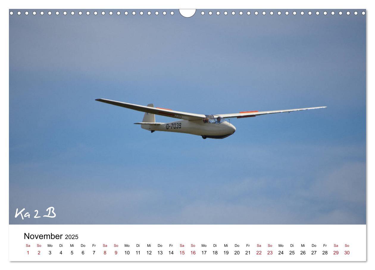 Bild: 9783435389667 | Flugzeuge auf der Wasserkuppe 2025 (Wandkalender 2025 DIN A3 quer),...