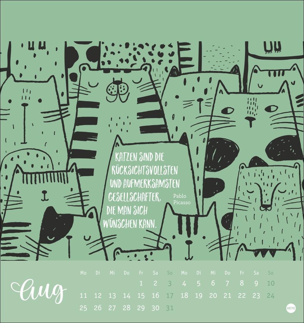 Bild: 9783756407002 | Katzensprüche Postkartenkalender 2025 | Heye | Kalender | 13 S. | 2025