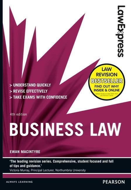 Cover: 9781292012902 | Law Express: Business Law | Ewan MacIntyre | Taschenbuch | Law Express
