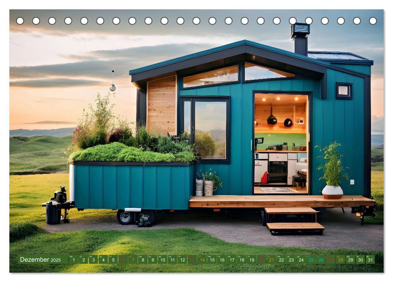 Bild: 9783383827457 | Tiny Houses - wohnen auf kleinstem Raum (Tischkalender 2025 DIN A5...