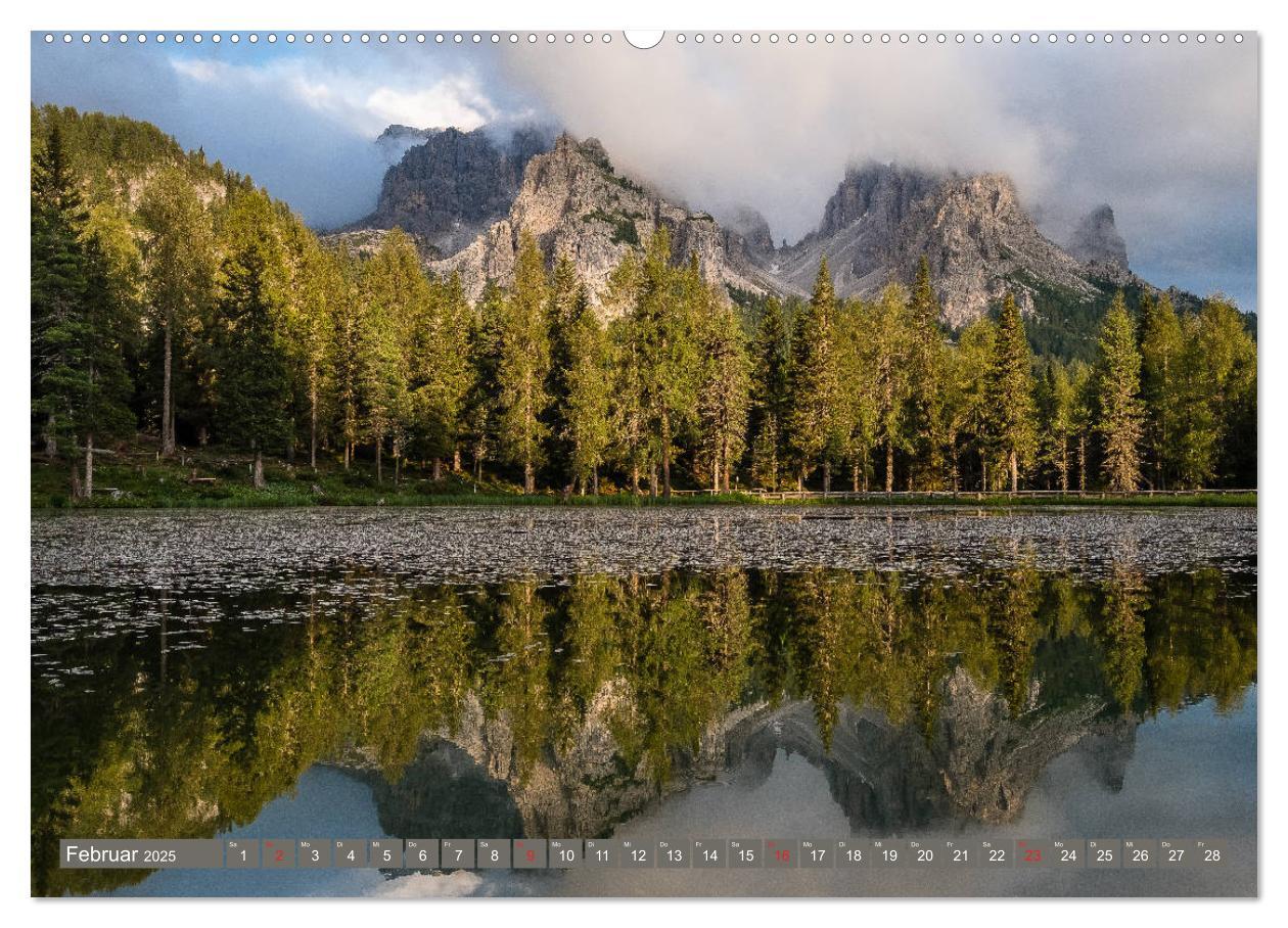 Bild: 9783435112784 | Traumplätze in den Dolomiten (Wandkalender 2025 DIN A2 quer),...