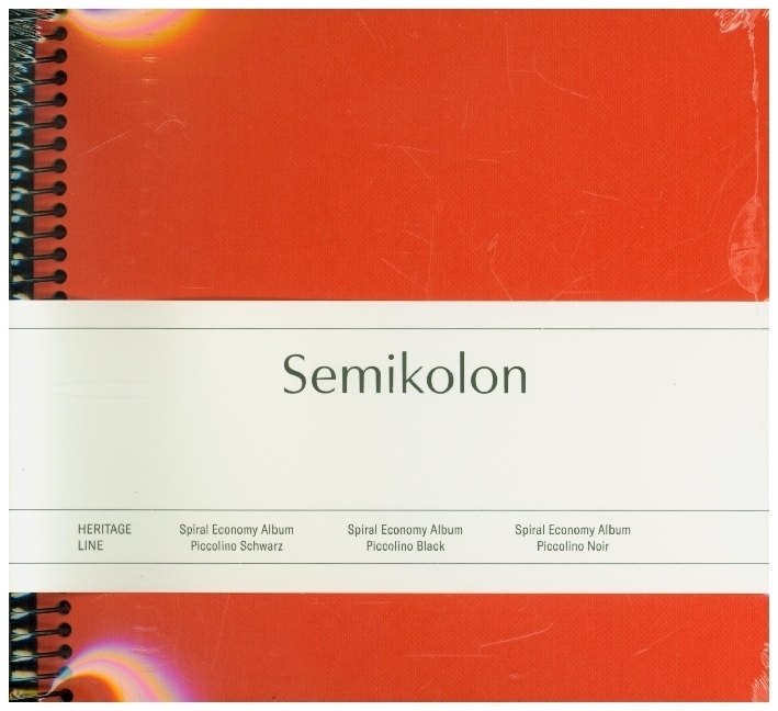 Cover: 4250540928203 | Semikolon Spiral Piccolino black orange | Buch | Deutsch | 2021