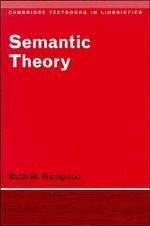 Cover: 9780521292092 | Semantic Theory | Ruth M. Kempson | Taschenbuch | Englisch | 1977