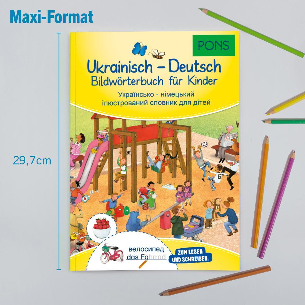 Bild: 9783125163676 | PONS Bildwörterbuch Ukrainisch - Deutsch für Kinder | Taschenbuch