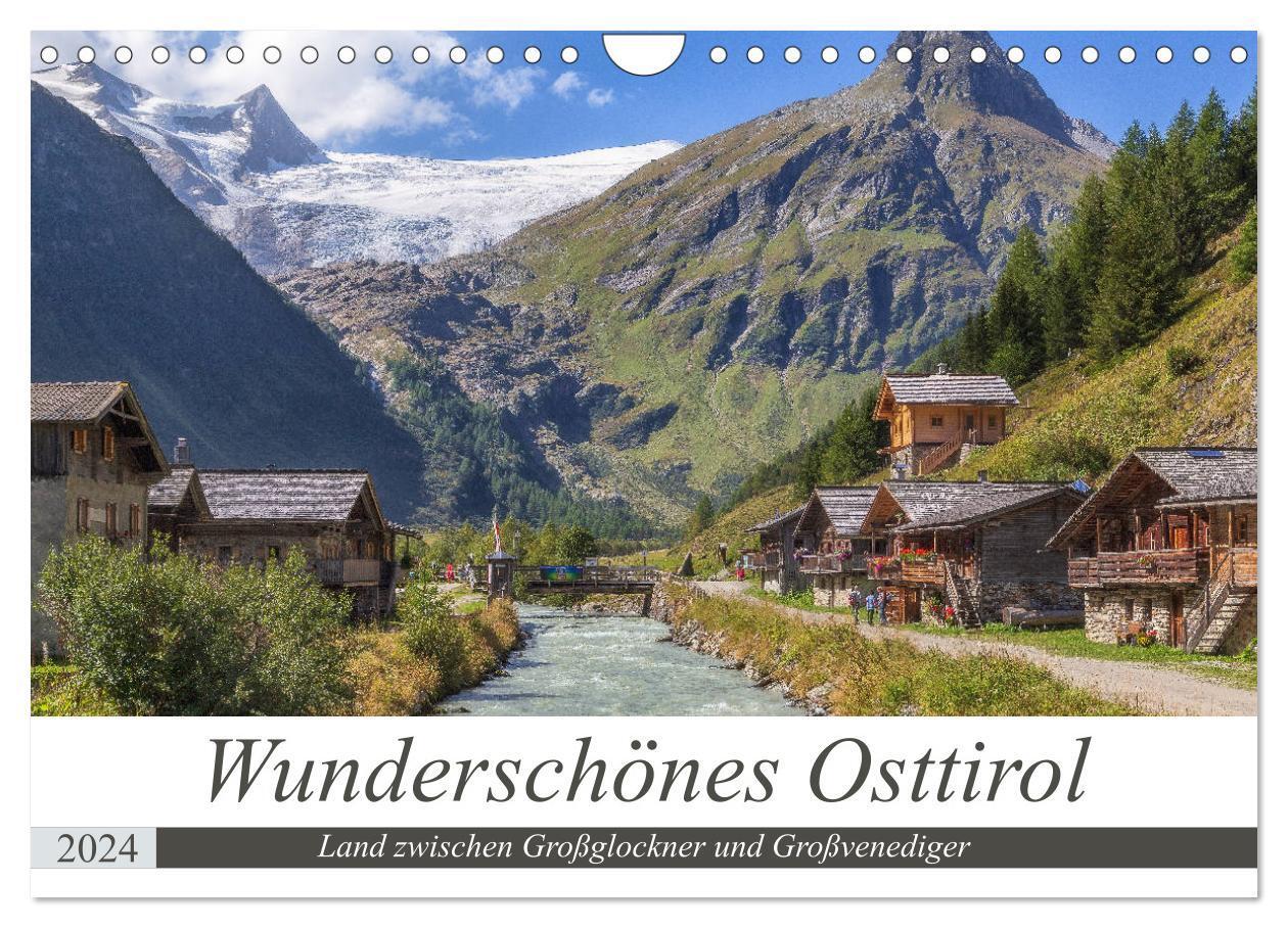 Cover: 9783675564565 | Wunderschönes Osttirol (Wandkalender 2024 DIN A4 quer), CALVENDO...