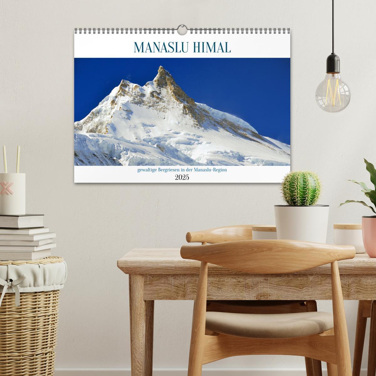 Bild: 9783383830617 | MANASLU HIMAL gewaltige Bergriesen (Wandkalender 2025 DIN A3 quer),...