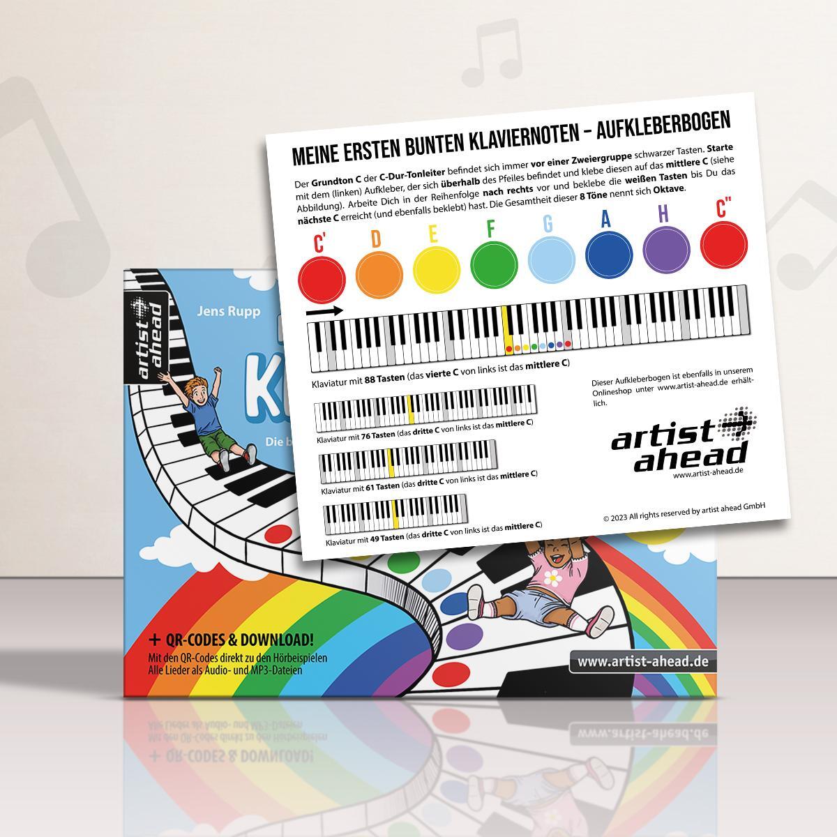 Bild: 9783866422094 | Meine ersten bunten Klaviernoten! | Jens Rupp | Broschüre | 60 S.