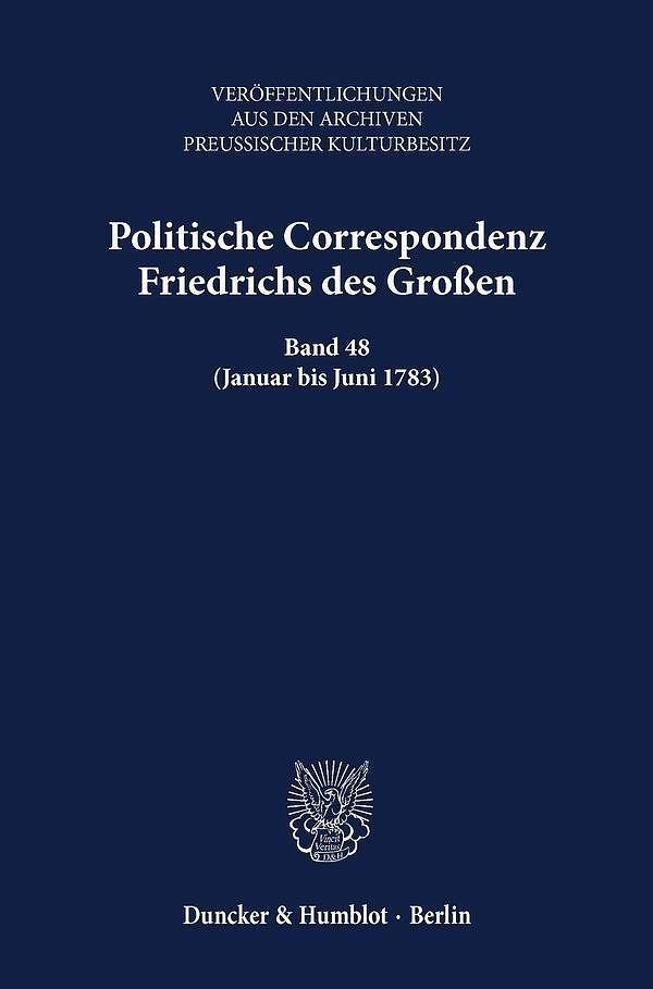 Cover: 9783428147397 | Politische Correspondenz Friedrichs des Großen. | Buch | XV | Deutsch