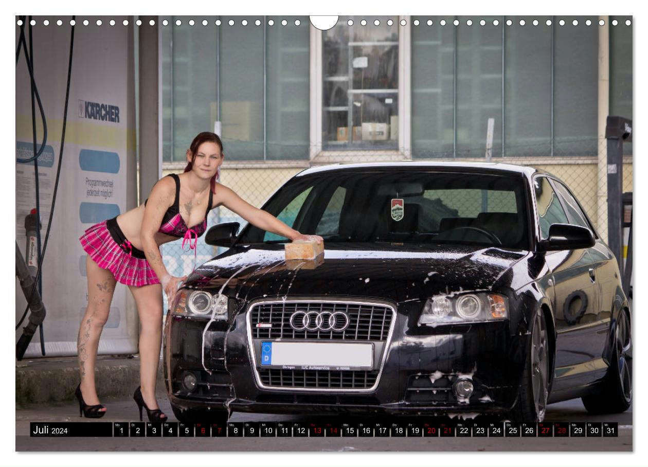 Bild: 9783383185281 | Heiße Frauen und schnelle Autos (Wandkalender 2024 DIN A3 quer),...