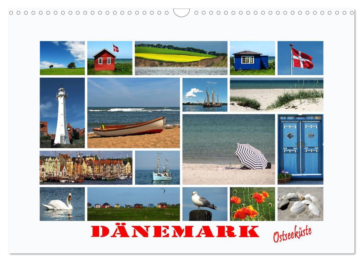 Cover: 9783435495719 | Dänemark - Ostseeküste (Wandkalender 2025 DIN A3 quer), CALVENDO...