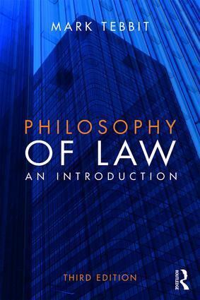 Cover: 9780415827461 | Philosophy of Law | An Introduction | Mark Tebbit | Taschenbuch | 2017