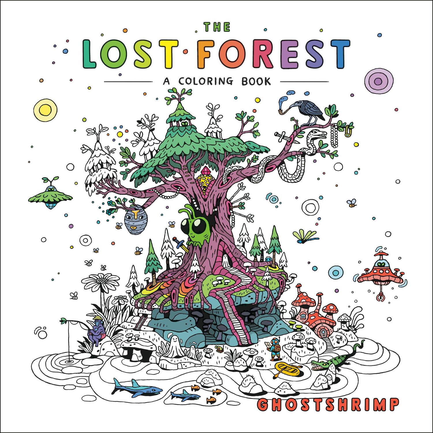 Cover: 9780593712597 | The Lost Forest | A Coloring Book | Ghostshrimp | Taschenbuch | 2024